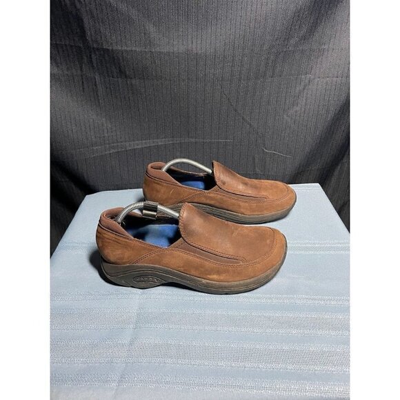 Merrell Shoe Women's Size 7.5w Treviso Moc Dark Brown Slip On Casual Comfort - Picture 3 of 6